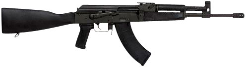 Century VSKA AK-47 Rifle RI4090N, 7.62mmX39mm, 16.5", Black Polymer Stock, Black Finish