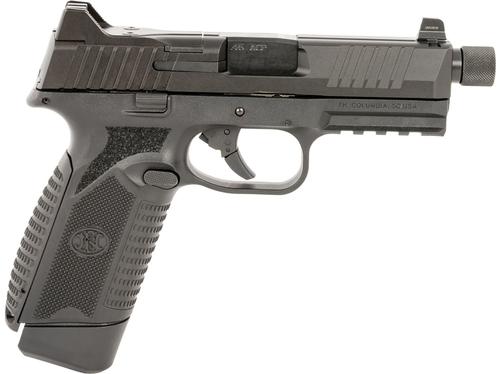 FN Herstal 545 Tactical Optic Ready Pistol 66101385, 45 ACP, 4.71in, Black Interchangeable Backstrap, Black Finish, 10 Rds