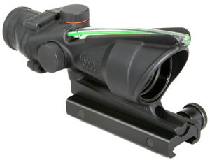 Trijicon ACOG Sight TA31FG, 4x, 32mm, Matte Black, Illuminated Green Chevron Reticle