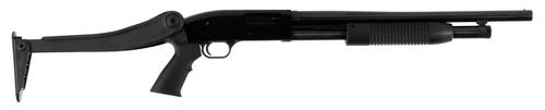 Maverick Arms 88 Security Blued Shotgun 31027, 12 Gauge, 18.50", 3" Chmbr, ATI Shotforce Top Folding Stock, Blued Finish
