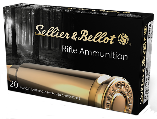 Sellier & Bellot Rifle Ammunition SB6555C, 6.5mmX55mm, Full Metal Jacket (FMJ), 140 GR, 20 Rd/bx