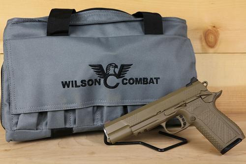 Wilson Combat SFX9 Pistol SFX9-FSR5-FDE, 9mm, 5", Lightrail Frame, Polymer Grip, Armor-Tuff FDE Finish, 15 Rd