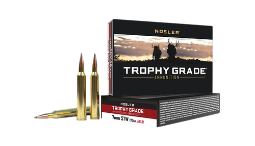 Nosler Long Range Rifle Ammunition 60104, 7mm Shooting Times Westerner Magnum, AccuBond, 175 GR, 2900 fps, 20 Rd/Bx