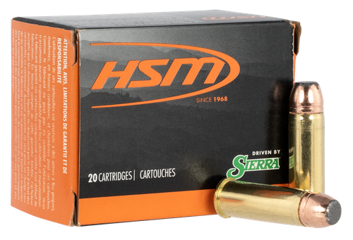 HSM Pro Pistol Pistol Ammunition 44M17N20, 44 Rem Mag, Soft Point, 300 gr, 20 Rd/Bx