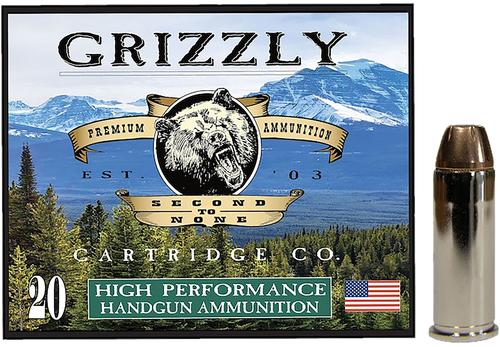 Grizzly Ammunition High Performance Pistol Ammunition GC44SP5, 44 Special, Jacketed Hollow Point (JHP), 240 GR, 950 fps, 20 Rd/bx