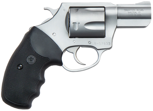 Charter Pitbull Rimless Revolver 79920, 9mm, 2.2 in, Rubber Grip, Black Finish, 5 Rd