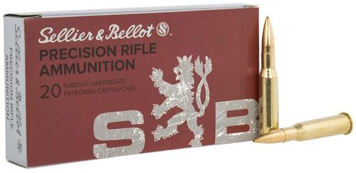 Sellier & Bellot Rifle Ammunition SB76254RD, 7.62x54mmR, Hollow Point Boat Tail, 174 gr, 2585 fps, 20 Rd/Bx