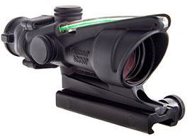 Trijicon ACOG Rifle Scope TA31C100413, 4x, 32mm, Tube Dia, Black, Green 300 Blackout Reticle