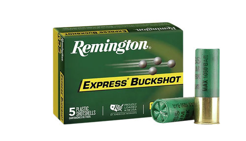 Remington Express Buckshot SP1200BK, 12 Gauge, 2-3/4", 9 Pellets, 1325 fps, #00 Lead Buckshot, 5 Rd/bx