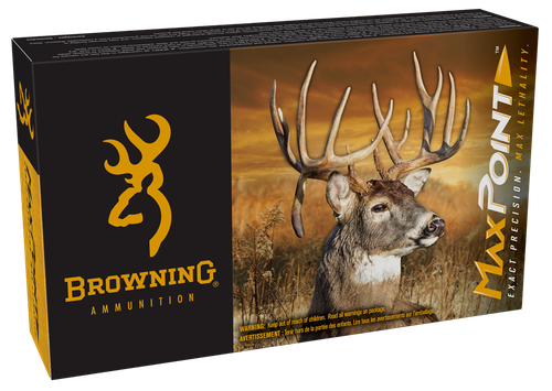 Browning Max Point Rifle Ammunition B192130302, 30-30 Win, 150 gr, 2390 fps, 20 Rd/Bx