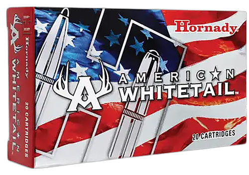 Hornady American Whitetail Rifle Ammunition 80904, 308 Winchester, Soft Point (SP), 165 GR, 2700 fps, 20 Rd/bx