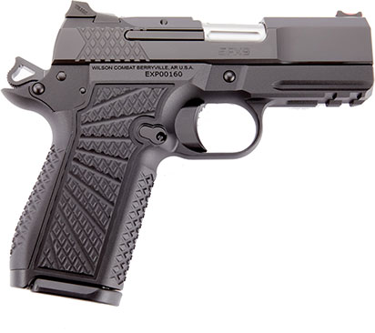 Wilson Combat SFX9 Light Rail Pistol SFX9CPR3, 9mm, 3.25 in, G10 Composite Grip, Black Finish, 15 Rd