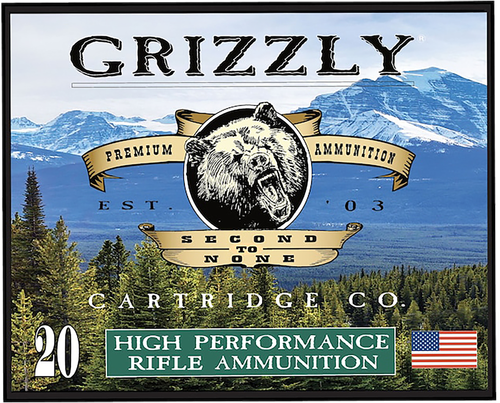 Grizzly Ammunition High Performance Rifle Ammunition GCSUB1, 45-70 Gov, Full Metal Jacket Flat Point, 410 GR, 1075 fps, 20 Rd/bx