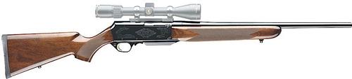 Browning BAR Safari Rifle 031001218, 308 Win, 22", Semi-Auto, Walnut Stock, Blue Finish, No Sights