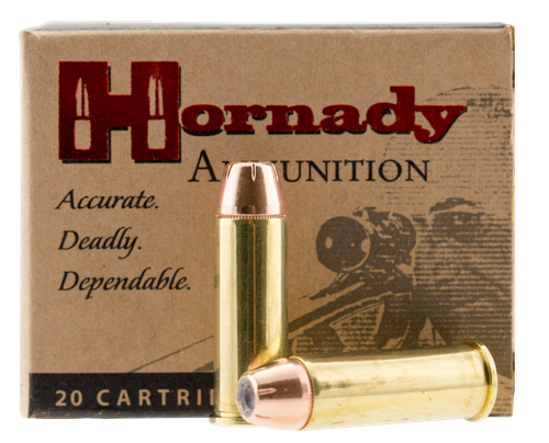 Hornady Handgun Ammunition 9088, 44 Remington Mag, XTP Jacketed Hollow Point (HP), 300 GR, 1150 fps, 20 Rd/bx