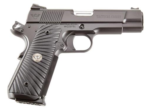 Wilson Combat 1911 Commander Tactical Carry Pistol TCCOM45, 45 ACP, 4.25", Black Armor-Tuff Finish, 8 Rds