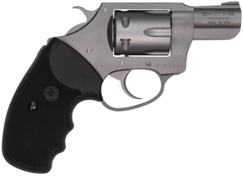 Charter Arms Pathfinder Revolver 72224, 22 LR, 2", Rubber Grip, Stainless Finish, 6 Rd
