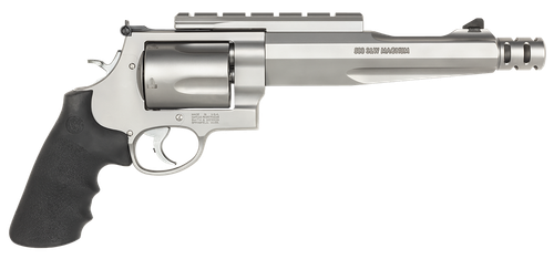 Smith & Wesson 500 Revolver 170299, 500 Smith & Wesson, 7 1/2", Synthetic Grip, Satin Stainless Finish, 5 Rd
