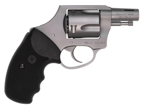 Charter Arms Boomer Double Action Revolver 74429, 44 Special, 2", Black Rubber Grips, Stainless Finish, 5 Rds