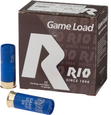 Rio Game Load 28 BG2875, 12 Gauge, 2-3/4", 1 oz, 1280 fps, #7.5 Shot, 25 Rd/bx