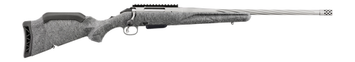 Ruger American Generation II Rifle, 223 Rem, 20", Gray Splatter Gen II American Stock, Cobalt Cerakote, 5 Rds