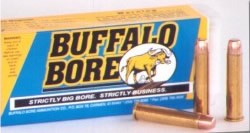 Buffalo Bore Rifle Ammunition 8D/20, 45-70 Magnum, Full Metal Jacket (FMJ), 500 GR, 1625 fps, 20 Rd/Bx