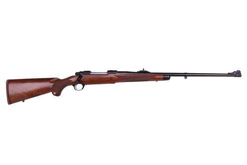 Ruger M77 Hawkeye Rifle 57160, 35 Whelen, 24", Wood Walnut w/ Ebony Forend Tip Stock, 4 Rds