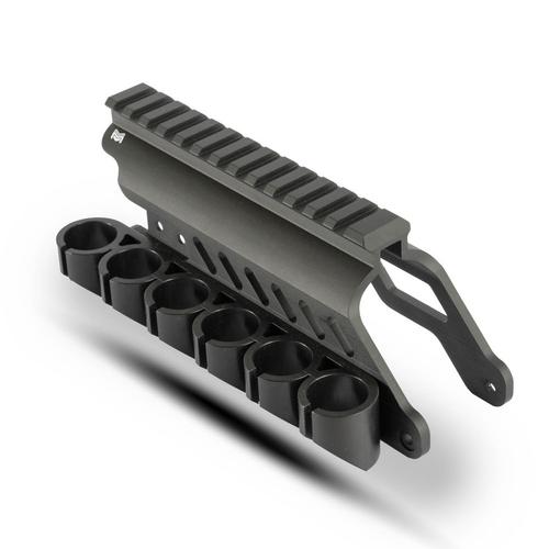 Monstrum Side Saddle Shotgun Shell Holder V2 | Compatible with Maverick 88/Mossberg 500/590/Shockwave Series Shotguns