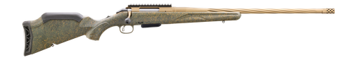 Ruger American II Predator Rifle, 223 Rem, 22", Green Splatter Gen II American Stock, Bronze Cerakote, 5 Rds
