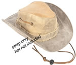 The Real Deal Brazil Hitch Wind Strap for your Recycled Tarp Hat (TRDHH) (hat not included)