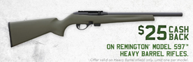 Remington Model 597 Heavy Barrel Rifles