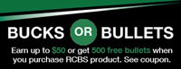 Earn up to $50 when you purchase RCBS product. Earn up to $50 when you purchase RCBS product.