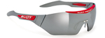 Rudy Project Sport Mask Performance Titanium Sunglasses W/ Laser Black Lenses (SN190992)