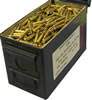 Fiocchi Bulk Ammo in Can, 5.56 /.223 Remington, 55gr FMJ, 3240 fps, Brass Case, Factory Bulk 1000 Rnds