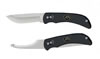 Outdoor Edge Swingblade Knife w/Drop Point Skinner/Gut Hook & Nylon Belt Sheath SB10N