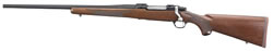 Ruger M77 Hawkeye Bolt Action Left Hand Rifle 7178 300 Winchester Mag 24 Walnut Stock Blue Finish 3 Rds