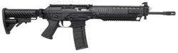 Sigarms Model 556 Rifle 556003, 5.56 MM Nato, 16 in, Semi-Auto, Field Adj Stock, Black Finish, Picatinny Rail
