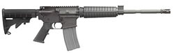 Smith & Wesson MP15 Carbine 811013, 223 Remington, 16 in, Semi-Auto, Fixed Position Stock, Black Finish, 10 Rd