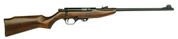 Mossberg Model 801B Bolt Action Rimfire Youth Rifle 37005 22 LR 16 1 8 in Wood Stock Blue Finish Single Shot Rds