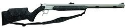 CVA  Accura Blackpowder Rifle PR3100S, 50 CAL Black Powder, Black FiberGrip, Stainless Steel, Break Open Action