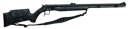CVA  Accura Blackpowder Rifle PR3100, 50 CAL Black Powder, Black FiberGrip, Blue, Break Open Action