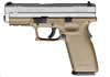 Springfield XD Package XD9163HCSP06, 45 ACP, 4 in, Polymer Grip, Dark Earth Tan/Stainless Finish, 13 Rd
