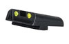 Truglo Tritium Fiber Optic Sight For Glock 20/21/29/30/31/32/37, Yellow Rear/Green Front, TG131GT2Y