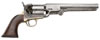 Traditions Model 1851 Antiqued Navy Revolver FR185127, 44 Black Powder, Walnut Grips, Single Action