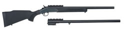 H R Combo Slug Gun Package SC1414 12 Gauge 44 Rem Mag 22 in 24 in Rifled Slug BBL Monte Carlo Stock Black Matte Finish