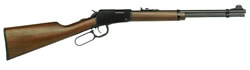 Mossberg 464 Lever Action Rimfire Rifle 43000, 22 LR, 18 in, Wood Stock, Blue Finish, 13+1 Rds