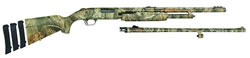 Mossberg 500BC Pump Shotgun Combo 54247, 20 Gauge, 22/24 in, 3 in Chmbr, Fully Rifled Adj. Syn Stock, Realtree All Purp Finish