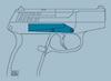 Kel-Tec Black Steel Belt Clip For Model PF9480