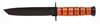 Ka-Bar 1264 Tanto Fixed Knife w/Plain Edge/Leather Handle & Sheath