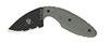 Kabar TDI Law Enforcement Knife w/Green Handle, Partially Serrated Edge/Clip 1477FG